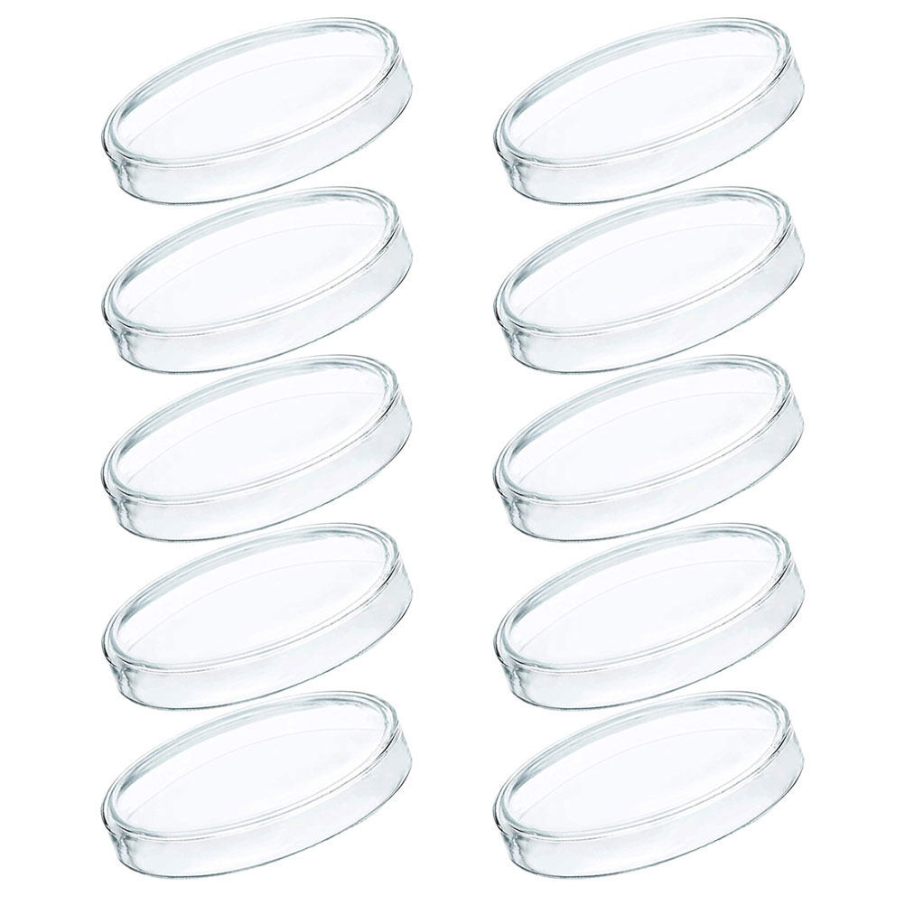 Agar Tissue Culture - 10 ชิ้น จานเพาะเชื้อพลาสติกใส 100 มม. สำหรับเพาะเลี้ยงเซลล์ในห้องปฏิบัติการ