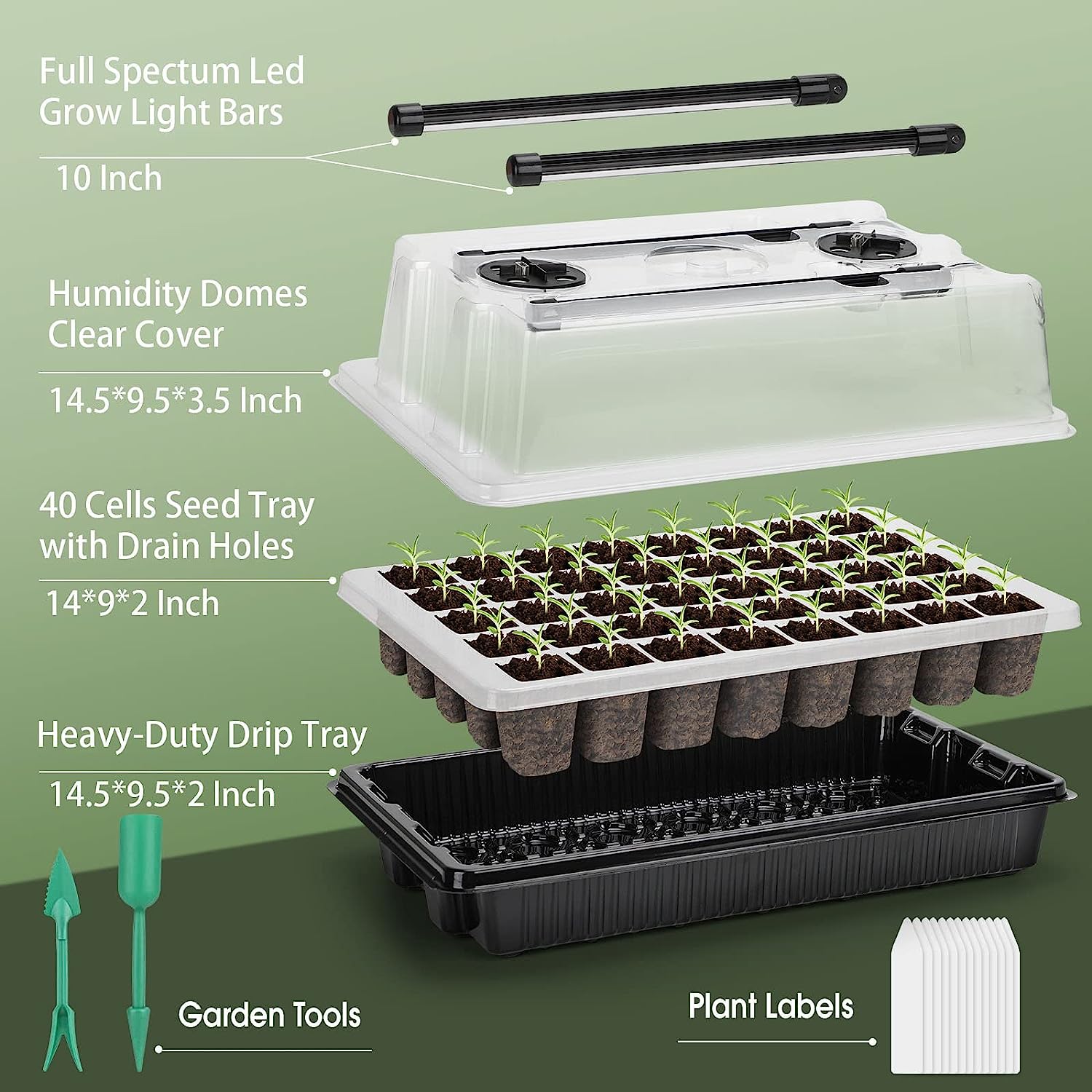 【ที่ดีที่สุด】1 ชุด, ถาดเพาะเมล - Humidity Dome Kit บทวิจารณ์และราคา
