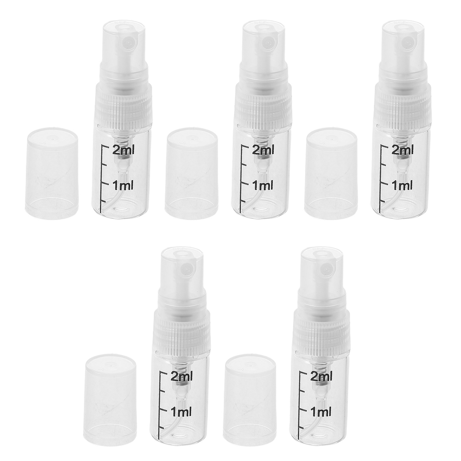 ขวดสเปรย์แก้วใสแบบพกพา 5 ชิ้น  - Misting Bottle Fine บทวิจารณ์และราคา