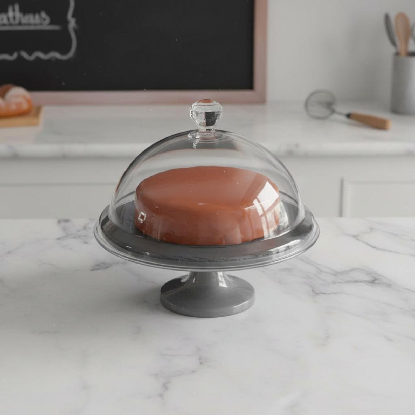 ฝาครอบเค้กใสกันฝุ่น ป้องกันควา - Plastic Dome Clear บทวิจารณ์และราคา