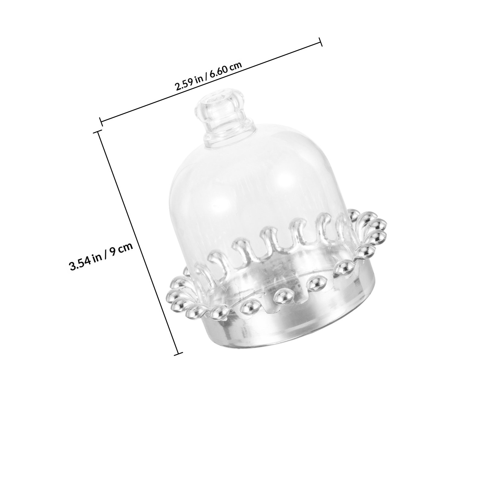 12 ชิ้น ฝาครอบเค้กแบบโดมใส จาน - Plastic Dome Clear บทวิจารณ์และราคา